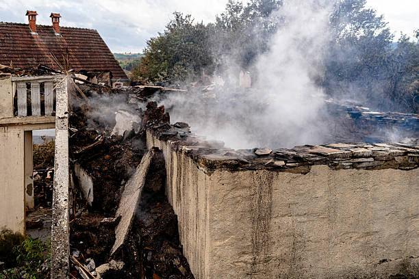 Professional Fire Damage Removal technician working in Brunswick, MD